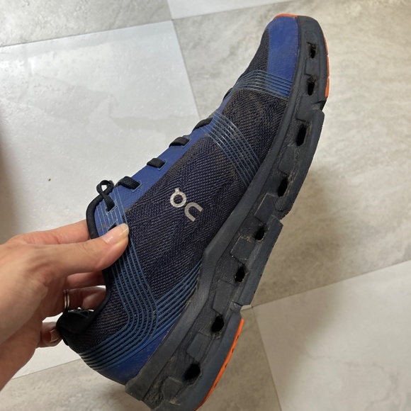 On Cloudgo Men’s 9 Indigo/Ink Navy Blue Sneakers - Picture 7 of 13